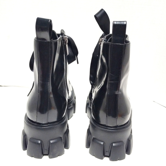 Smash Mia lace-up Lug sole Combat boots Size: 11 W - Picture 4 of 7